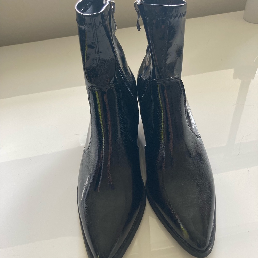 ASOS Glamorous Patent Booties - Picture 3 of 5